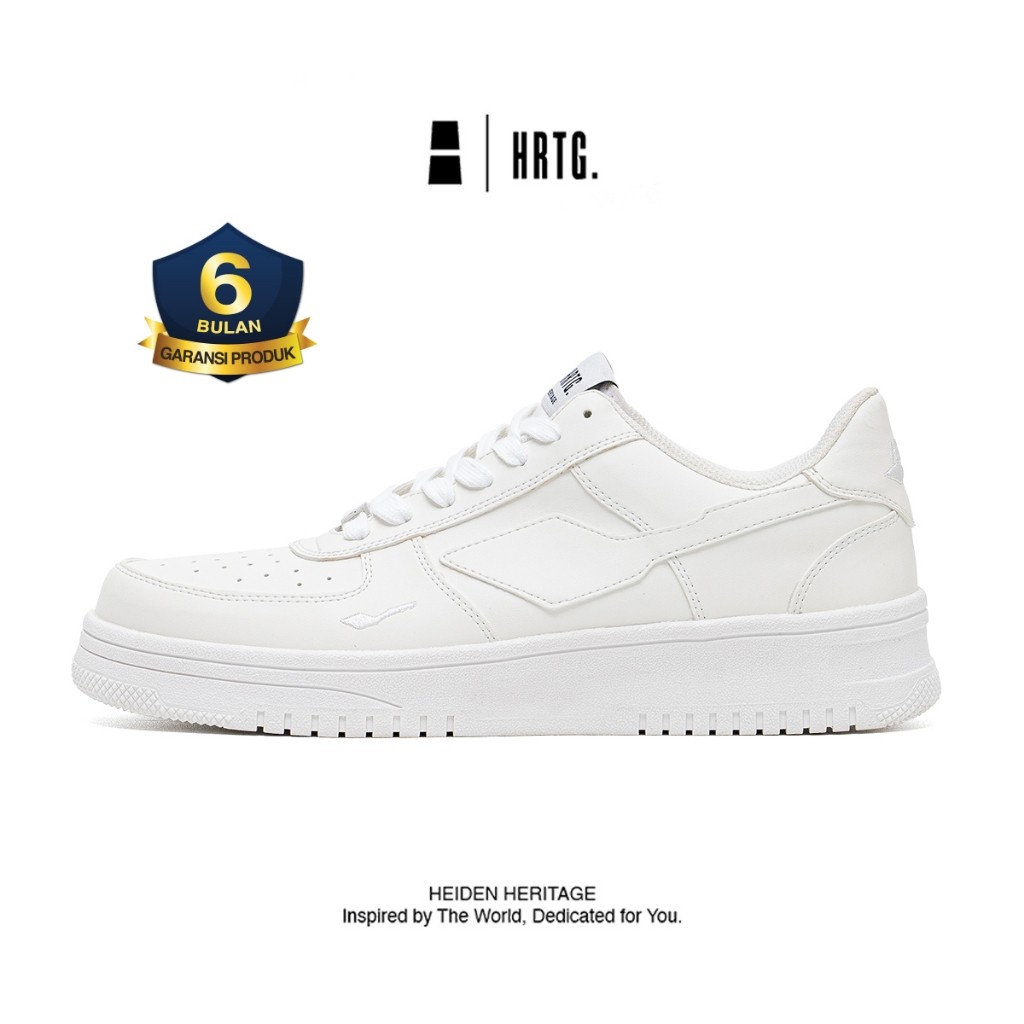 [NEW PRODUCT] HEIDEN HERITAGE [HRTG] - COMET BLAZE 100-X LO - TRIPLE WHITE - Sepatu Casual Sneakers 