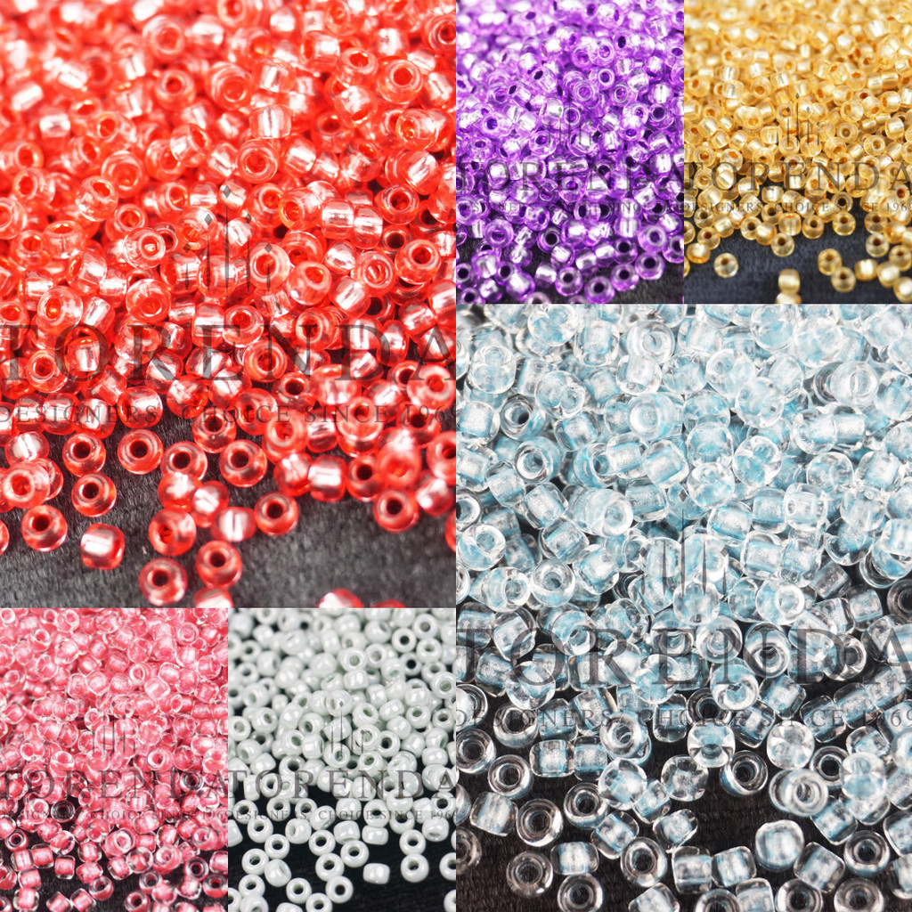 Torenda Payet Jahit Mote Jepang MGB Pasir 1 Pound 12/O Color 802 - 887 [ 225 gr & 450 gr ]