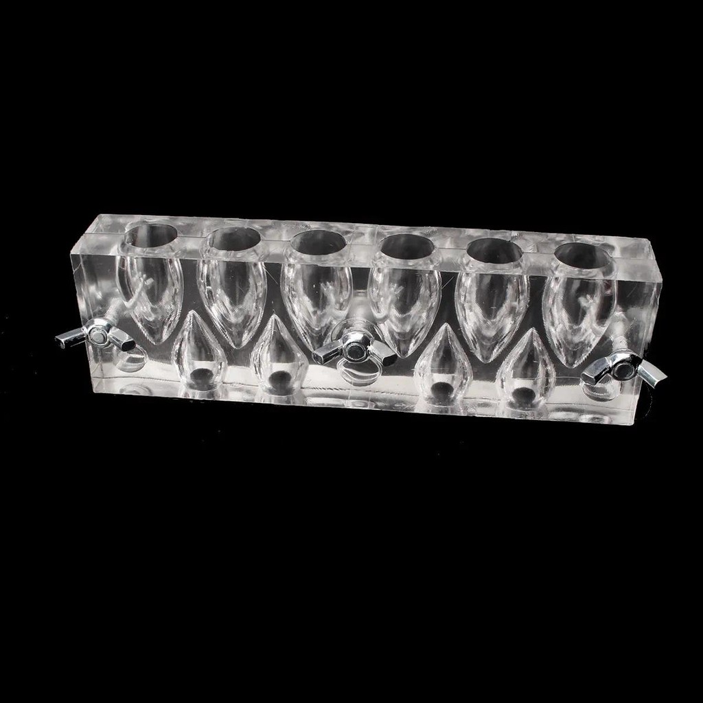 

1pcs Incense Cones Making Mould Mold 10 Holes Acrylic Transparent Tower Incense Mould DIY Tools Hand Crafts Supplies