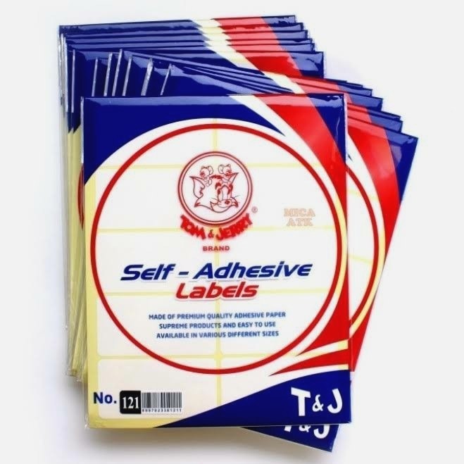 

Label tom and Jerry no 121 isi 25 pack