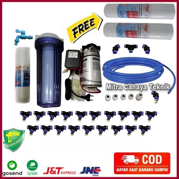 Mesin Kabut Walet Lengkap Set 22 Titik Nozzle Sprayer Misting Kabut