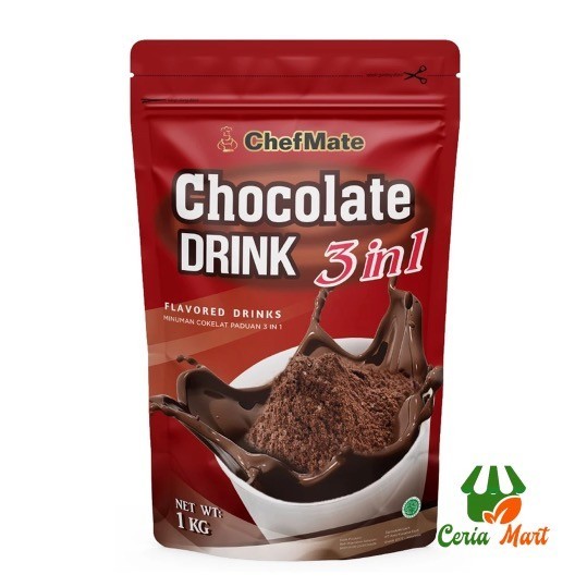 

Chefmate Chocolate Drink 3 in 1 Bubuk Minuman Coklat Powder 1 kg