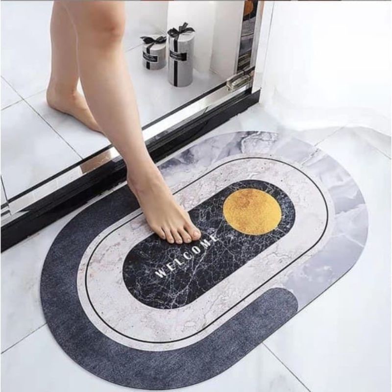 keset kaki diatomite Keset Kaki Kamar Mandi Lap Kaki Diatomite Keset Kaki Anti Slip Serapair