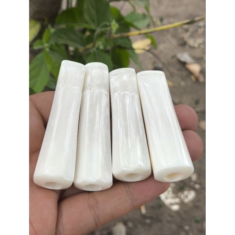 PIPA ONCE GG TULANG UNTA PUTIH NATURAL MODEL BELIMBING