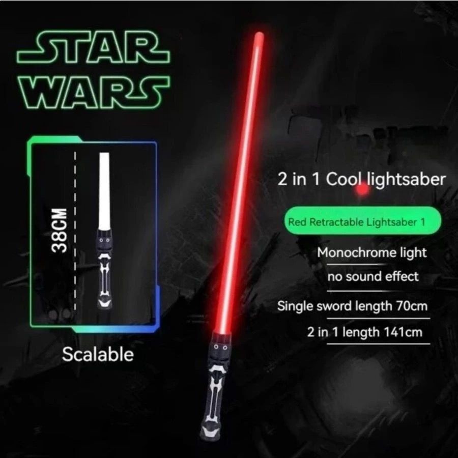 Pedang Starwars Cosplay Mainan Pedang Lampu Light Saber Cosplay  RM