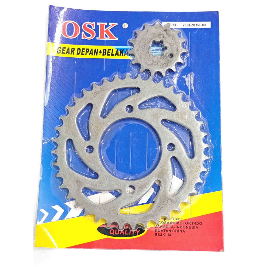 Gear Gir Pres Set Depan Belakang Vega ZR / Vega Force