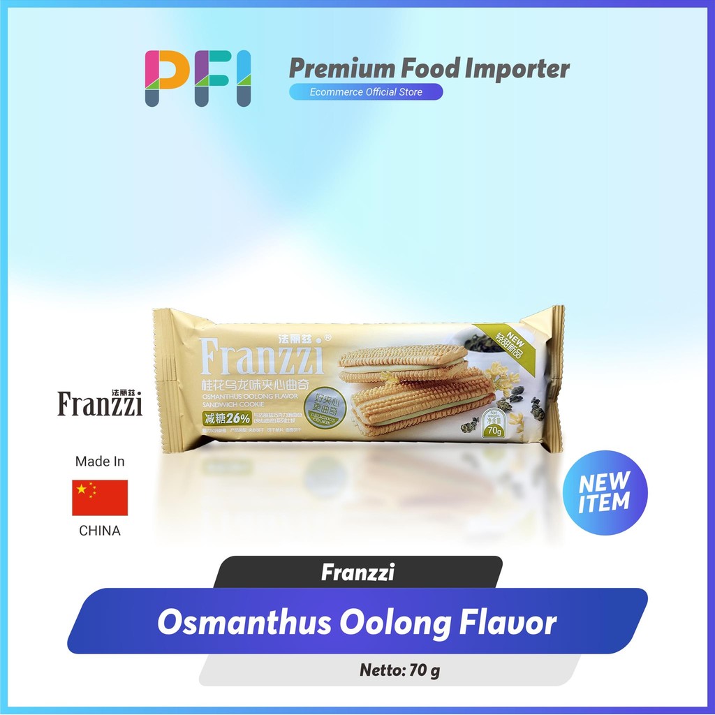 

Franzzi Osmanthus Oolong Sandwich Cookie 70gr