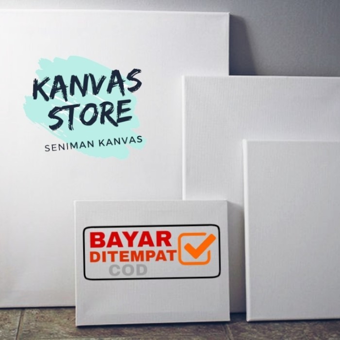 

kanvas lukis+span ram size 40x50|20x30|40x40|30x50 cm siap pakai - 20x20 cm