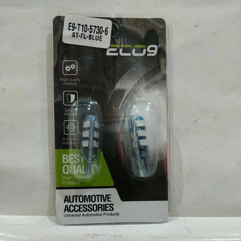 Lampu Bohlam Kota Flash Warna Biru LED Kedip