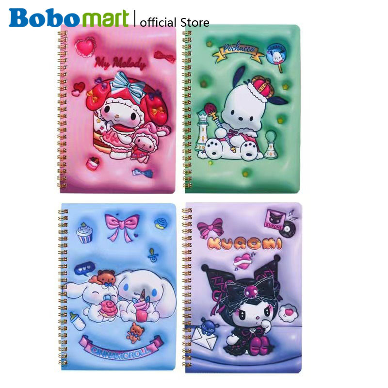 

BOBOMART NOTEBOOK SH-3201 A5 38 Lembar, Buku Catatan Sanrio Lucu