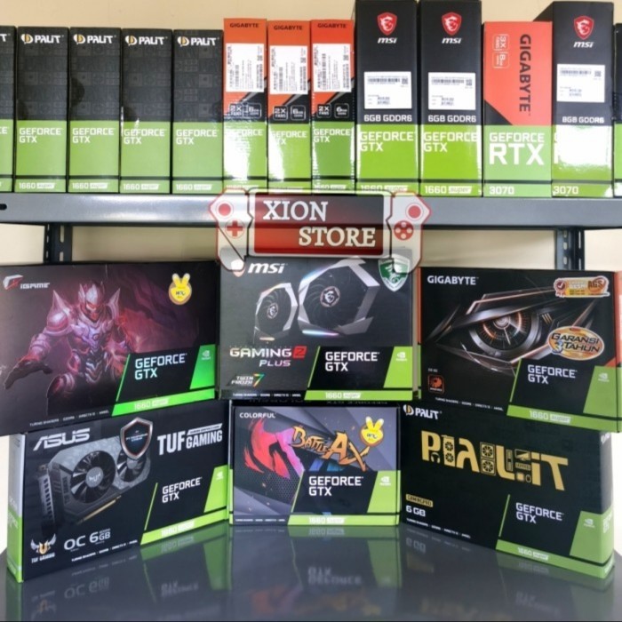 AMERT Vga Nvidia GeForce GTX 1660Ti GPU GTX1660Ti GTX1660 Ti GTX 1660 Super - Colorful, 3fan