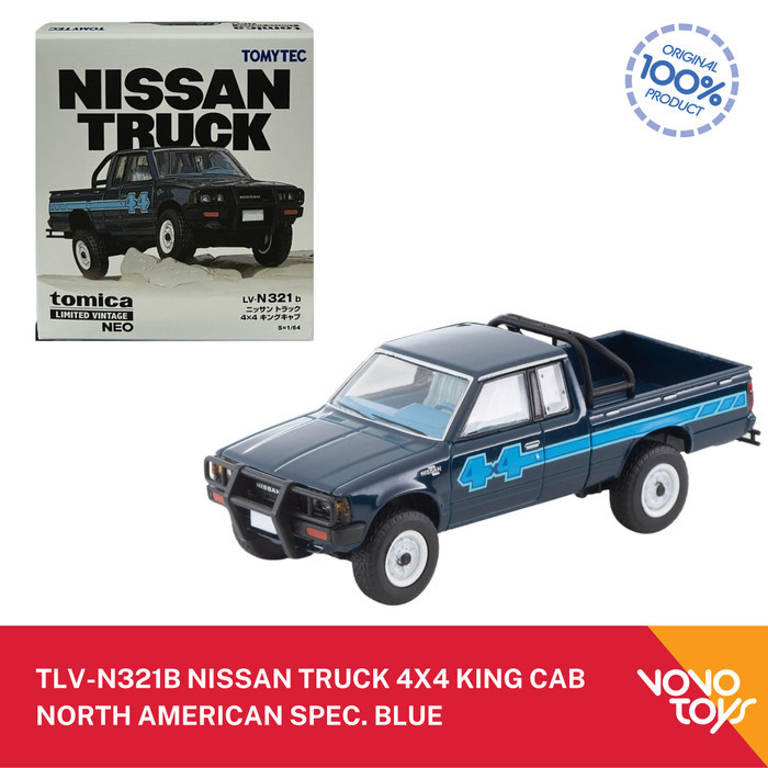 Tomica Limited Vintage TLV-N321b Nissan Truck 4X4 King Cab North American Spec. Blue