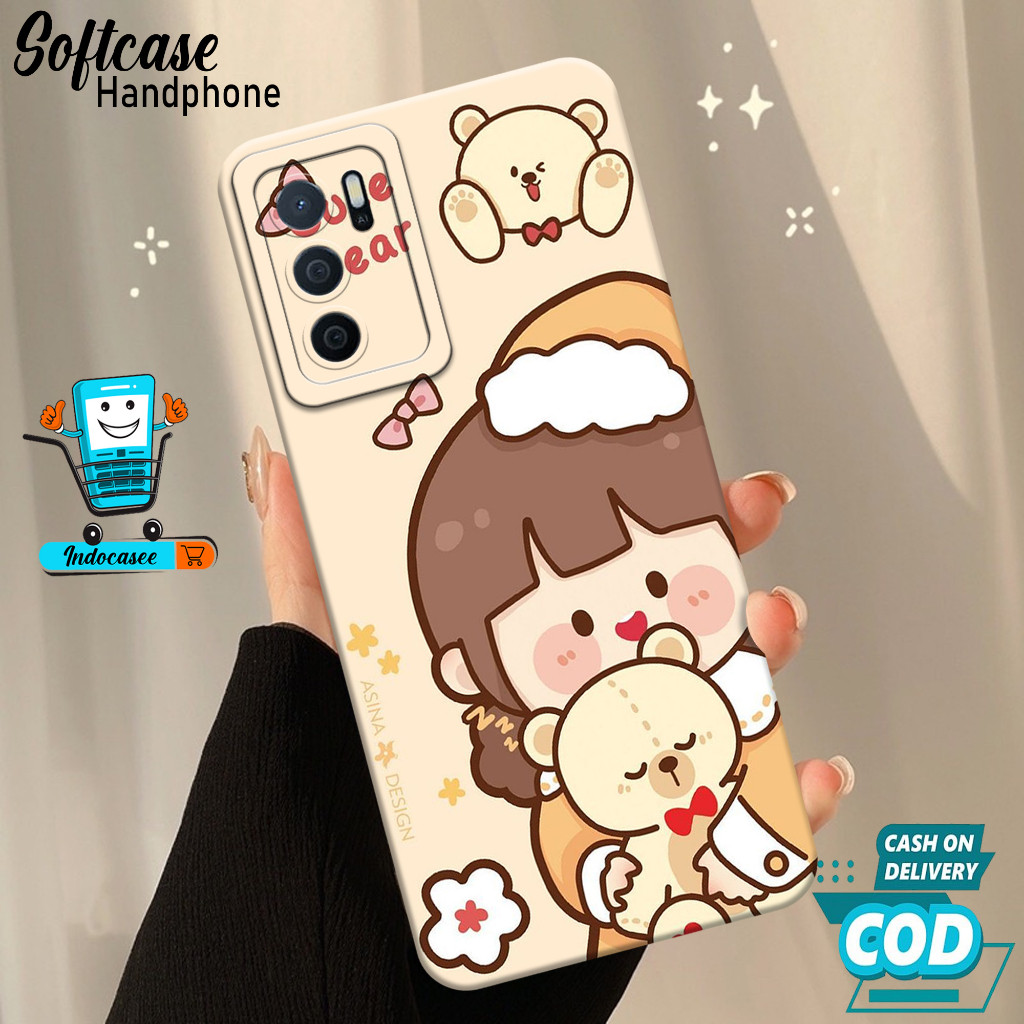 Case Hp Softcase Oppo A16 Case Hp Oppo A16 Silikon Hp Oppo A16 Casing Oppo A16 Motif Cartoon Keren -