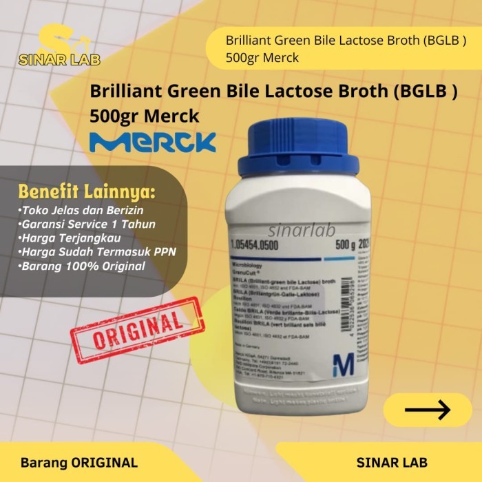 Brilliant Green Bile Lactose Broth (BGLB ) 500gr Merck