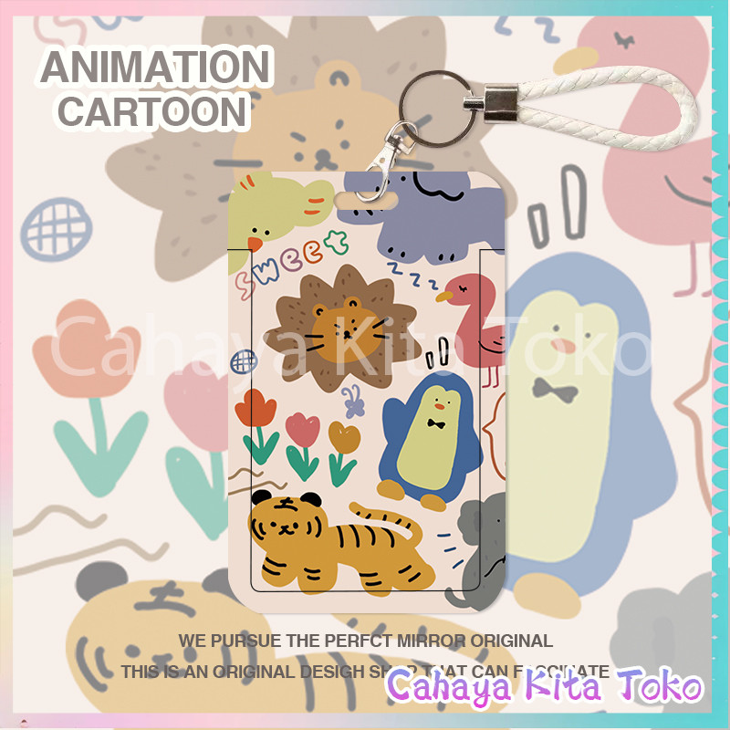 

ID CARD HOLDER/SARUNG KARTU/pesanan Hadiah Khusus/SUPPORT HARGA GROSIR/Permainan Seru para Hewan Kecil