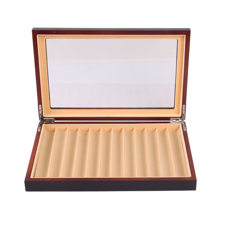 

1PC Wooden Display Storage Pen Box, 12 Pens Capacity, Fountain Pen Collector Organizer Gift Box