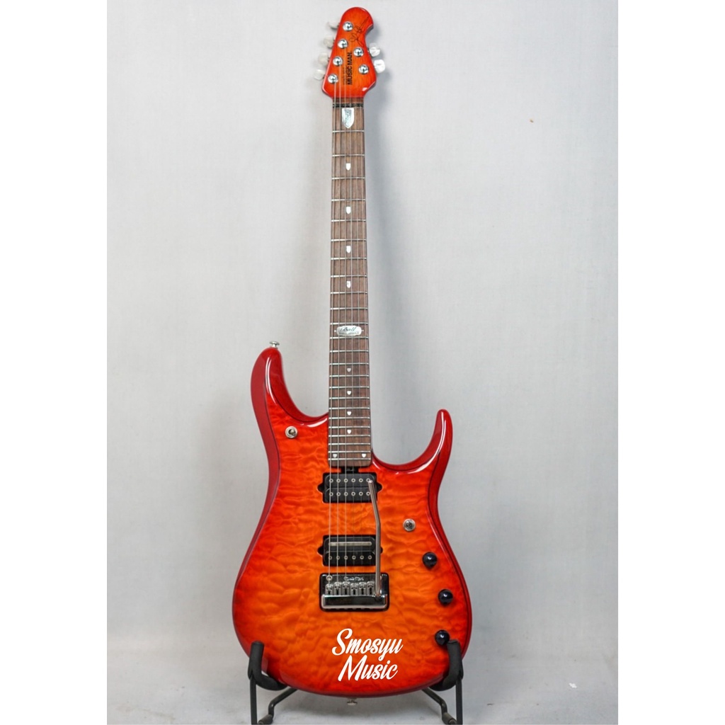 Musicman JP6 BFR Cherry Burst Quilt