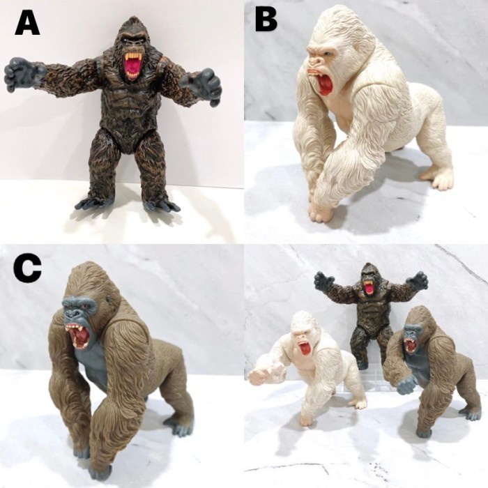 King Kong Action Figure Mainan Godzilla Vs Kong - King Kong - A