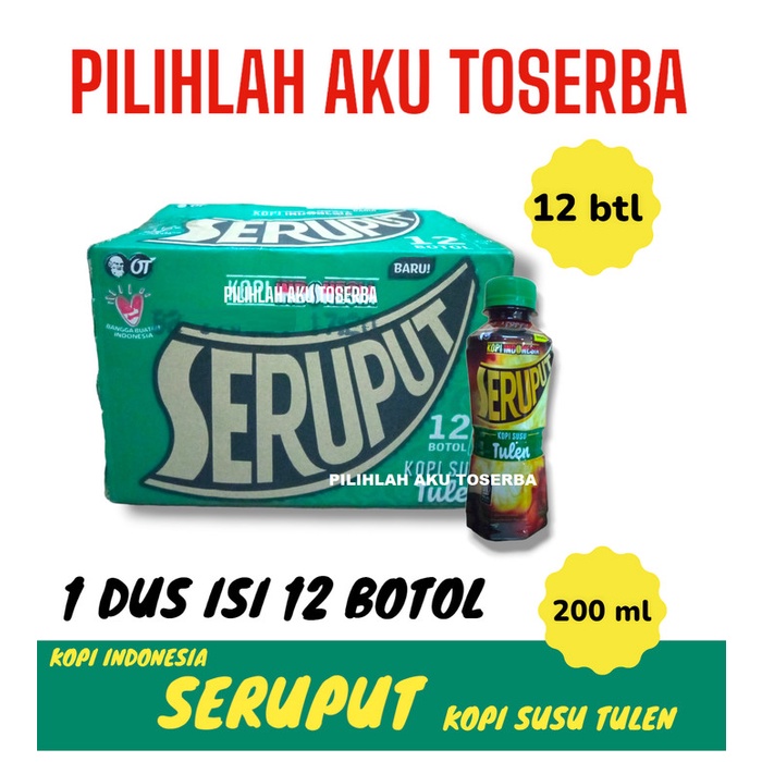 Kopi SERUPUT Kopi SUSU TULEN 200 ml - ( HARGA 1 DUS isi 12 )