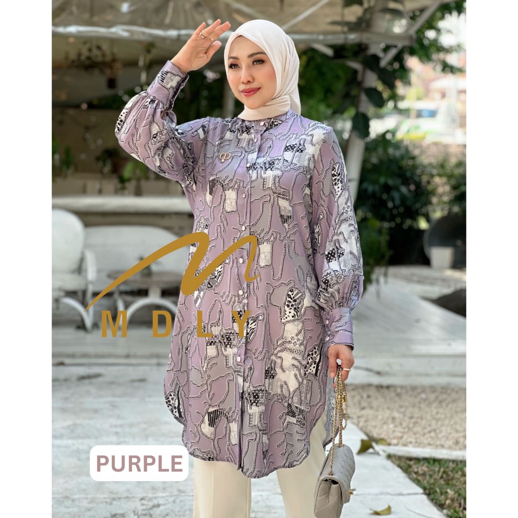MDLY Original Terbaru Tunik Wanita Neisya Shirt by MdlyZahira tunik by Mdly