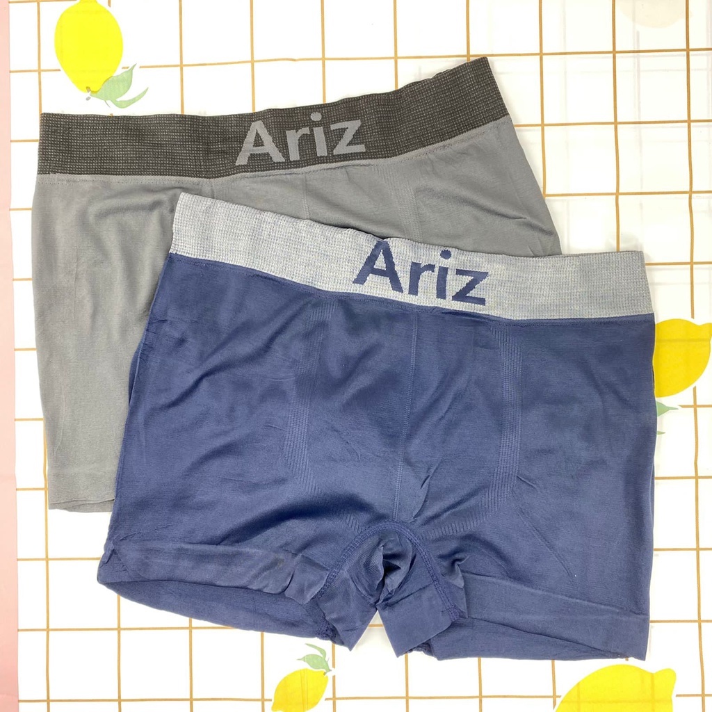 DSM Celana Boxer Pria 6896 Boxer Briefs Pria Underwear Man Sempak Cowok Motif Polos Celana Kolor Pendek