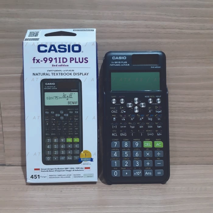 

Kalkulator Casio Scientific FX-991ID Plus Baru FX-991 ID Plus