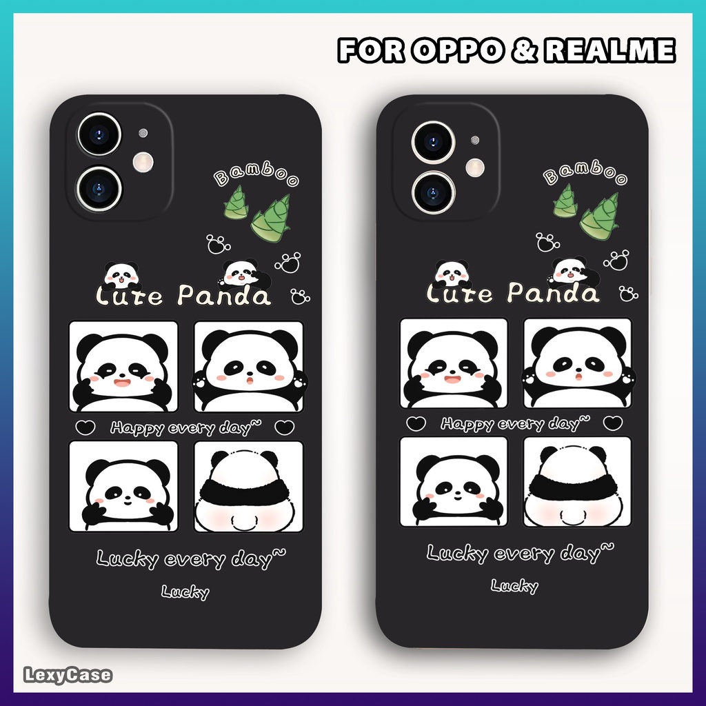 Case Lucky Panda SM222 Infinix Smart 7 Note 30i Hot 30 9 10 11 12 Play Casing HP Motif Karakter Bergambar Anime Lucu Silikon Handphone Kamera Pro Softcase Infinix Terbaru