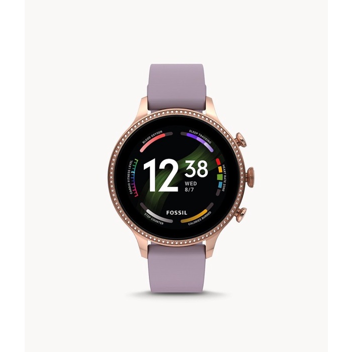 FOSSlL SMART WATCH GEN 6 PURPLE SILICONE FTW6080V