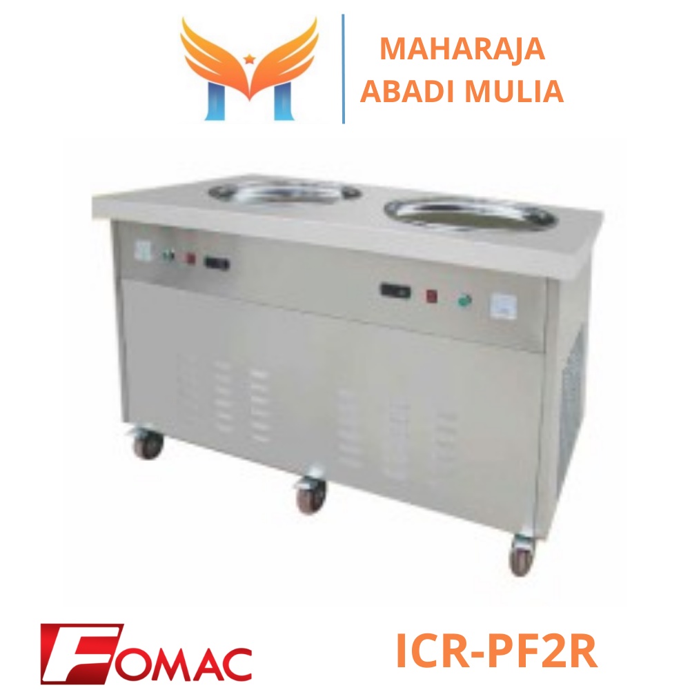 Mesin Es Krim Goreng Fomac Icr-Pf2r Mesin Pan Fry Ice Cream Garansi Resmi