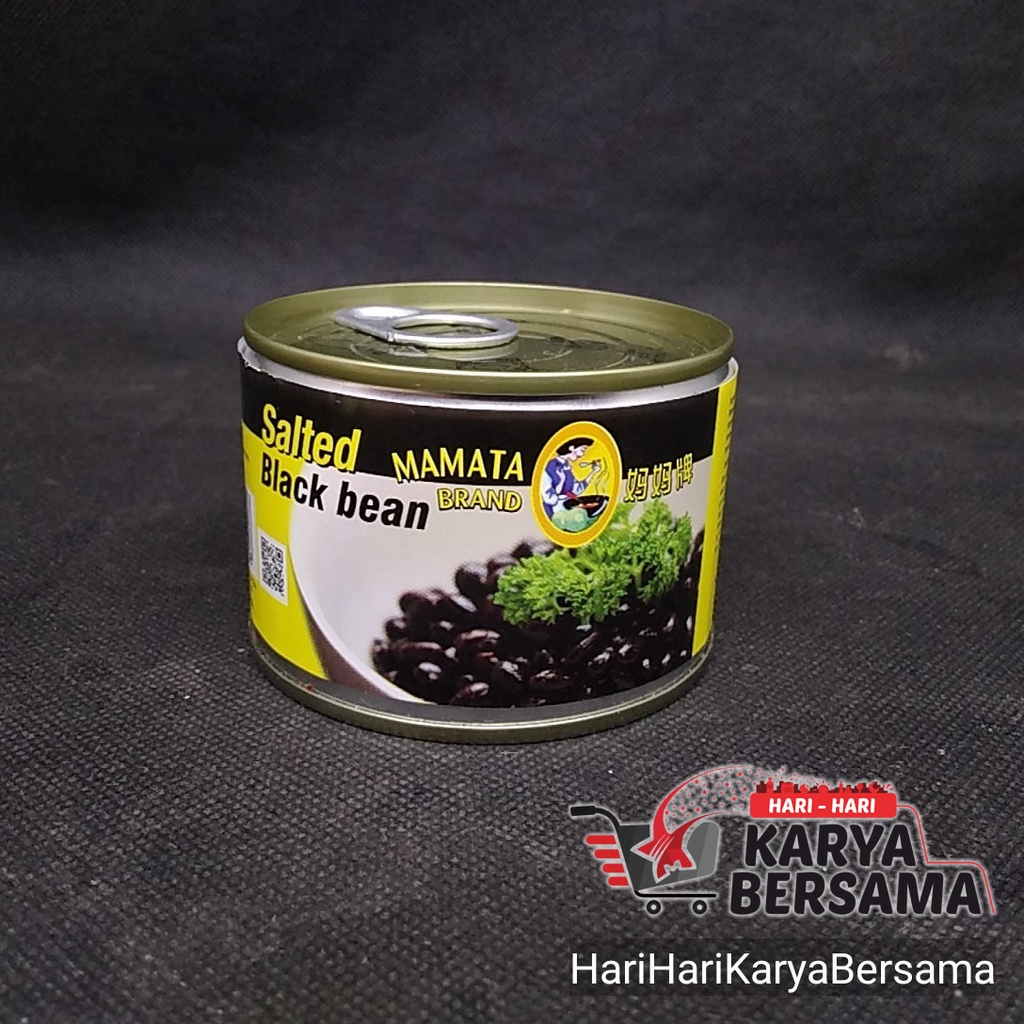 

MAKANAN KALENG MAMATA BRAND SALTED BLACK BEAN KACANG HITAM ASIN 182GR