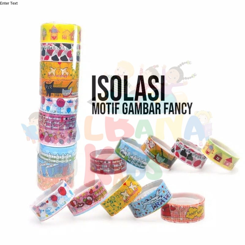 

COD SELOTIP MOTIF WARNA WARNI ISI 10 / ISOLASI FANCY