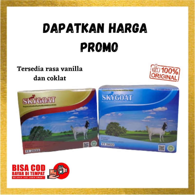 

Skygoat Susu Kambing Vanilla dan Coklat