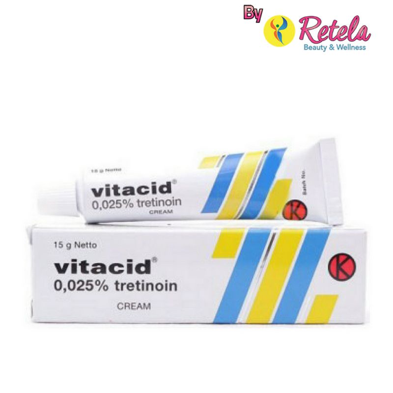 VITACID 0.025% CREAM 1 TUBE @ 15 G