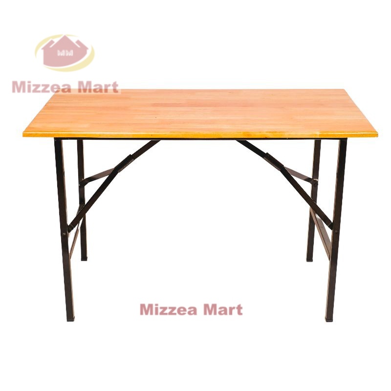 Mizzea Mart Meja Lipat 120 x 60 x 75 / 150 x 60 x 75 / 120 x 75 x 75 CM / Meja Serbaguna / Meja Maka