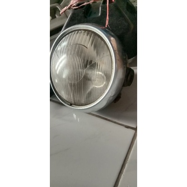 lampu depan reflektor reflecktor headlamp Yamaha rx100 rx125 100 125 bulat ori bundar