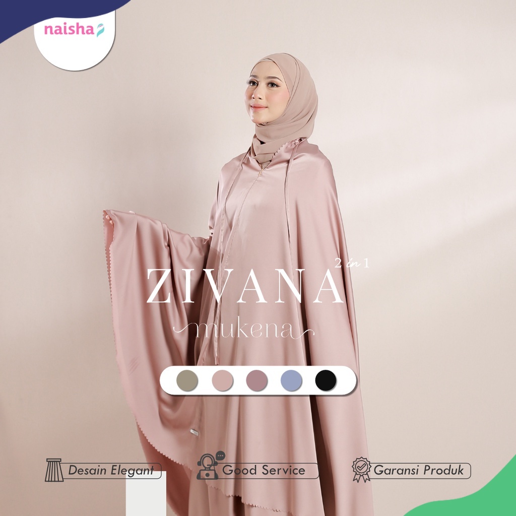 NAISHA OFFICIAL - Zivana Mukenah | Mukena Silk Mewah