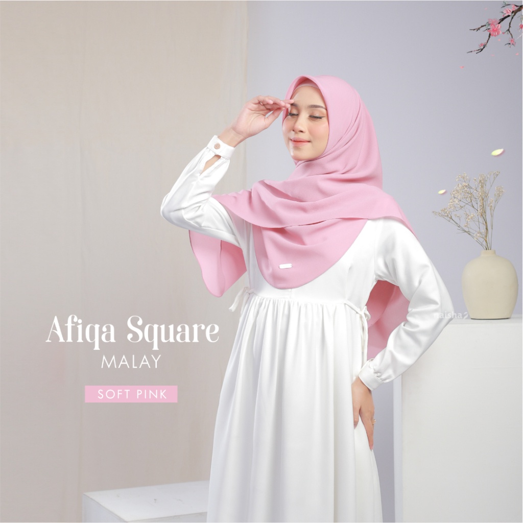NAISHA OFFICIAL - Afiqa Square Malay | Hijab Malay Diamond