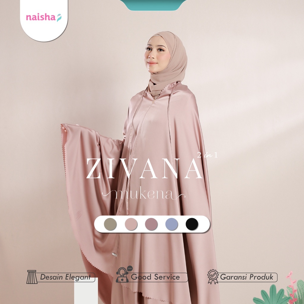 NAISHA OFFICIAL - Zivana Mukenah | Mukena Silk Mewah