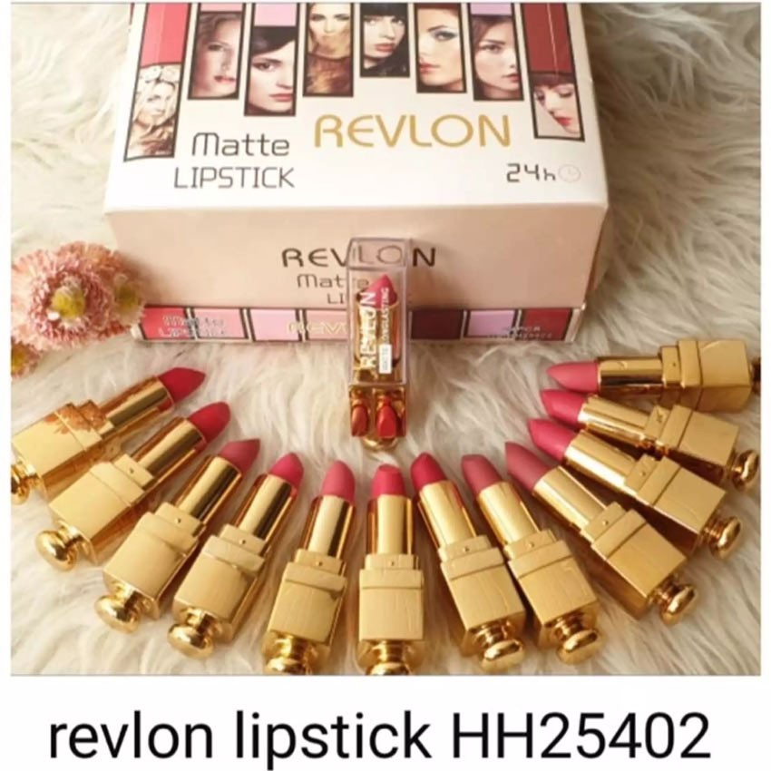 ( BAYAR DI TEMPAT ) LIPSTIK REVLON MATTE NO.25402 RANDOM LONGLASTING 24h TOKO KOSMETIK 17 SHOP