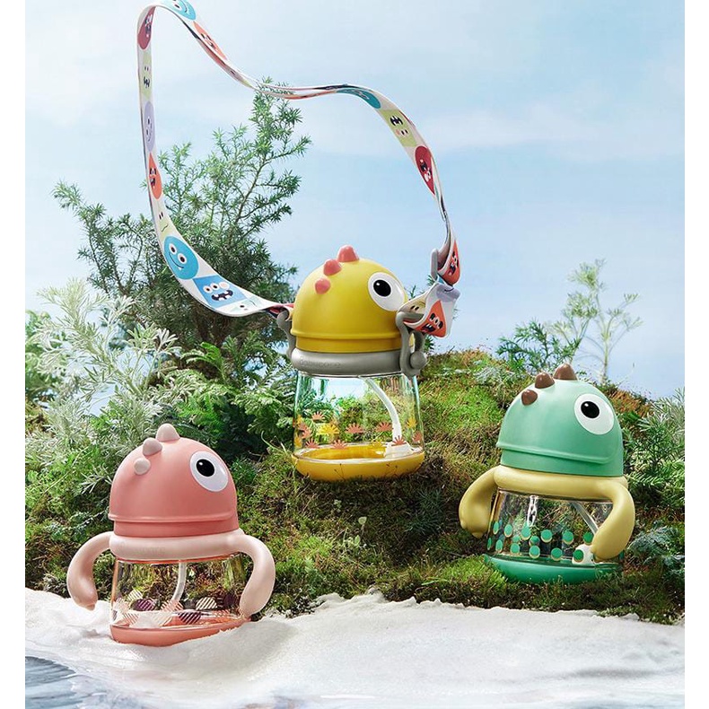 Botol Minum Anak Karakter Dino 250ML Botol Minum Anak Viral Botol Minum Balita Botol Minum Motif Luc