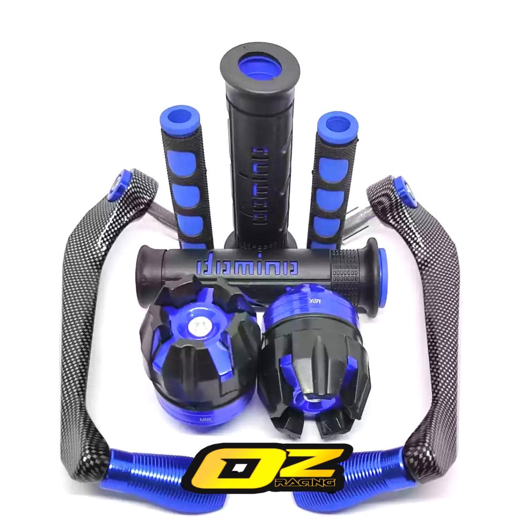 #CLN# [PAKET 4IN1] Proguard Carbon sabit + Jalu as roda + Handgrip domino + Karet Handle Rem Domino