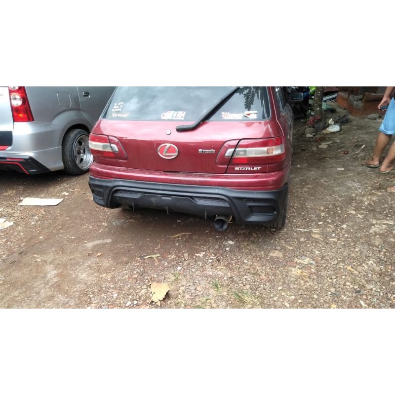 Add-on Bodykit Belakang toyota Starlet Kapsul tahun 1991-1998