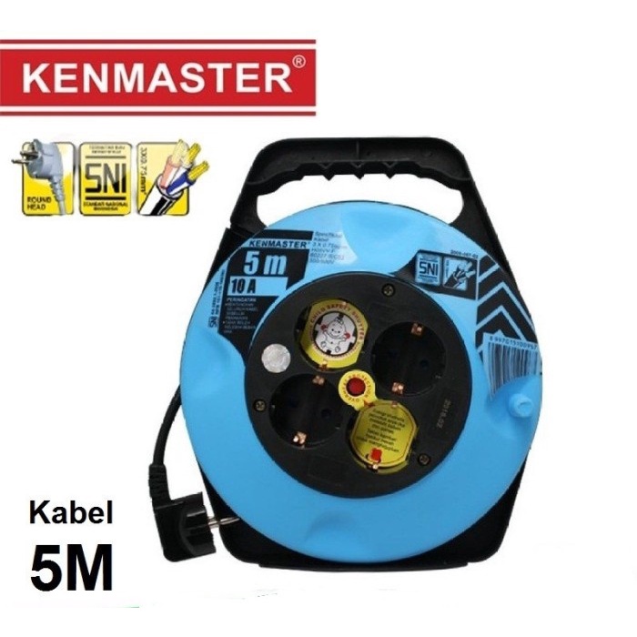 Stop Kontak Kabel Roll 5 meter 4 Lubang Kenmaster,.Stop Kontak Kabel Roll 5 meter 4 Lubang Kenmaster
