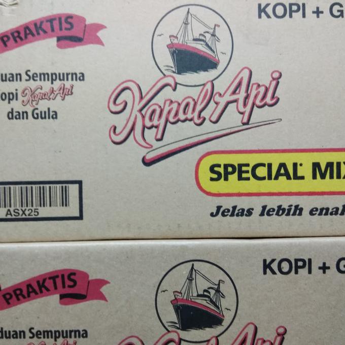 

Kopi Kapal Api Special Mix Sachet 25g - 1 Dus