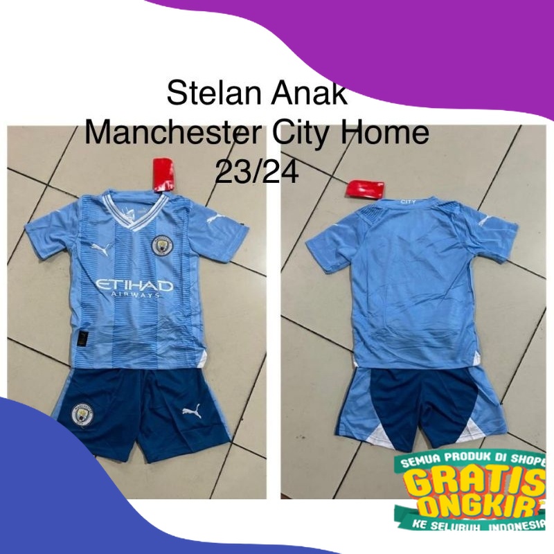 (KIDS / ANAK) JERSEY BOLA CITY HOME NEW 2023-2024 23 24 GRADE ORI IMPORT/ Spesial Best