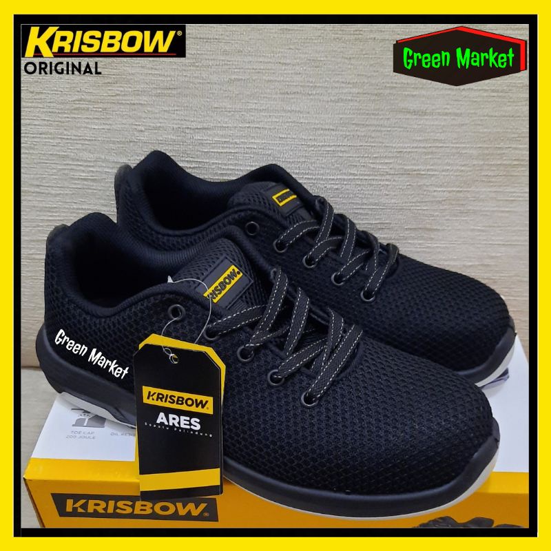 promo meriyah Sepatu Safety Krisbow ARES ||Safety Shoes Krisbow ARES || Sepatu Safety Krisbow ARES sporty
