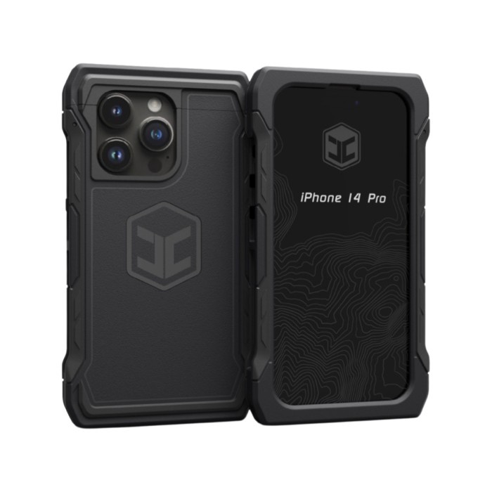 Juggernaut Case ADVNTR iPhone 14 Pro - Juggernaut.case Tactical Casing - BLACK