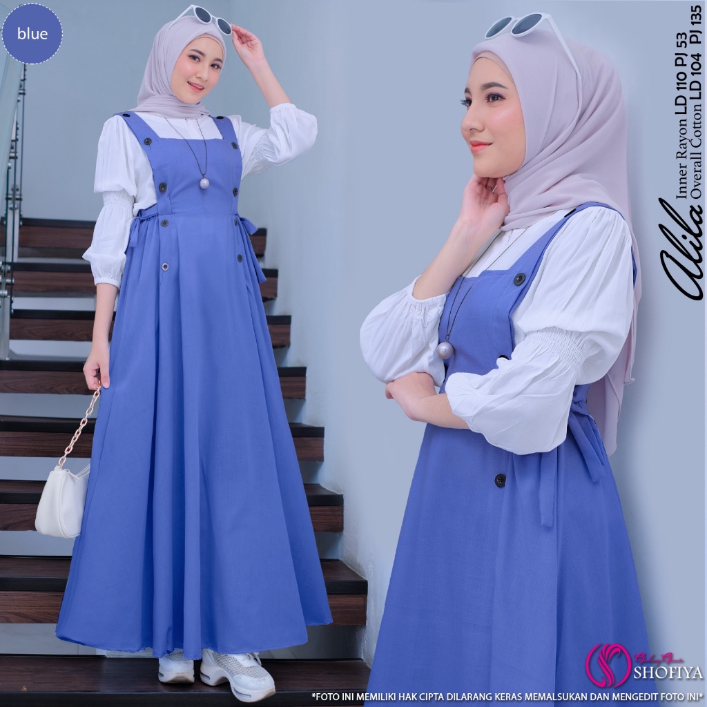 BAJU WANITA TERLARIS [NEW] GAMIS SET ALILA  - NAOMI & NADINE DRESS  // FASHION MUSLIM KEKINIAN