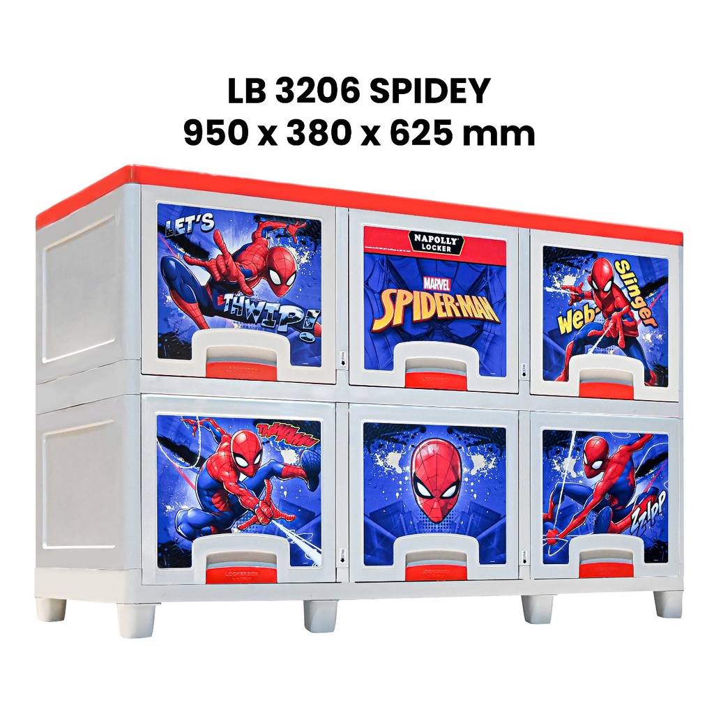 LEMARI PLASTIK LOCKER BOX NAPOLLY LEMARI ANAK MURAH