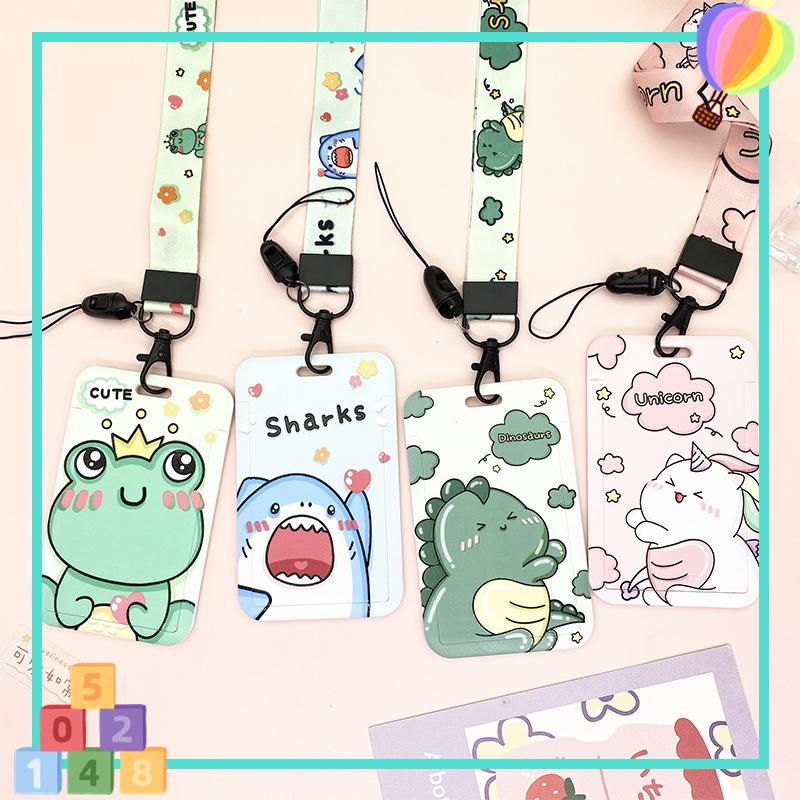 

⚡ VC-Alat tulis ⚡ Tali Lanyard ID Card Holder Motif Hewan Proteksi HolderGantungan Name Tag ID Card Lucu Kartu Bus Tali Nama Tag Untuk Anak ID Card
